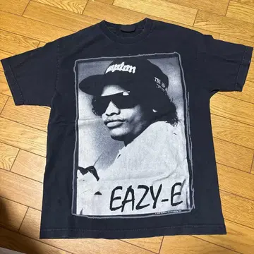 Ruthless Records Easy-e 포토그래피 티셔츠 랩 티
