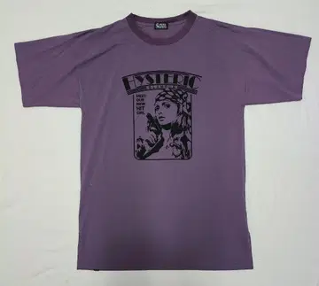 HYSTERIC GLAMOUR 퍼플 T셔츠