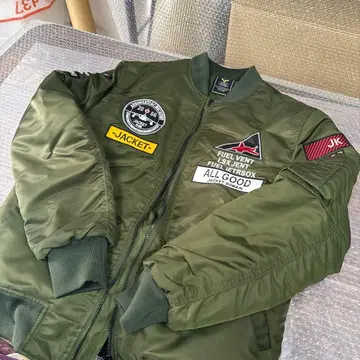 90s 구제 의류 MA-1 밀리터리 자켓 카키 그린 자켓