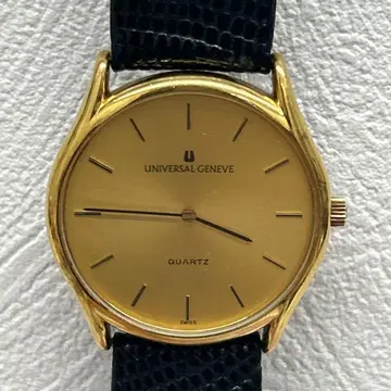 UNIVERSAL GENEVE 유니버셜 제네바 손목시계 골드 작동 안 함