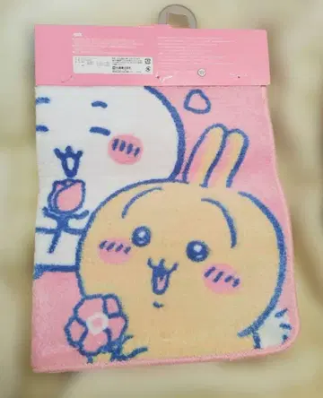 치이카와 (먼작귀) 욕실 매트 하치와레 토끼 꽃점 핑크