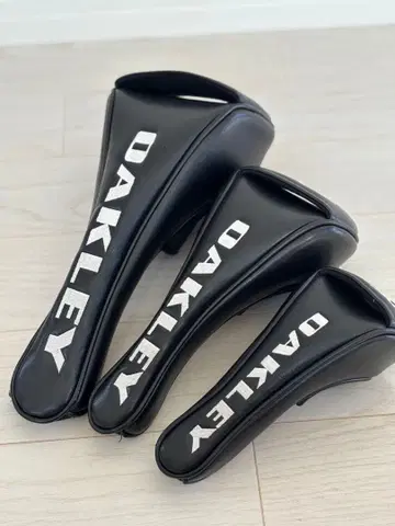OAKLEY 골프헤드커버 드라이버 FW UT 3개 세트 블랙 오클리