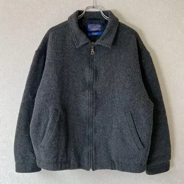 90s 펜들턴 스윙탑 트위드 메리노울 빈티지 L