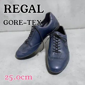 [ 새상품급 ] REGAL 가죽 스니커즈 고어텍스 네이비