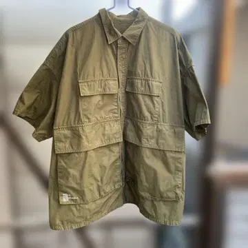 Fresh Service 파이브 포켓 셔츠 카키
