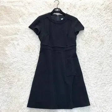 FOXEY NEW YORK 폭시 스티치 원피스 블랙 36