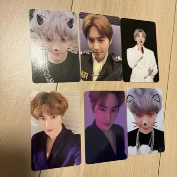 EXO 포토 카드 사인 포함 세트