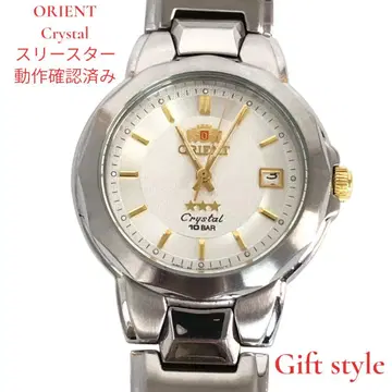 ORIENT 오리엔트 Crystal 쓰리스타 남성용 자동 손목시계