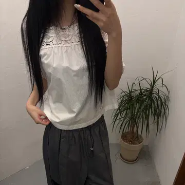 【tricot COMME des GARÇONS】Lace blouse tricot COMME des GARCONS Lace Blouse | 브랜드 중고거래 플랫폼