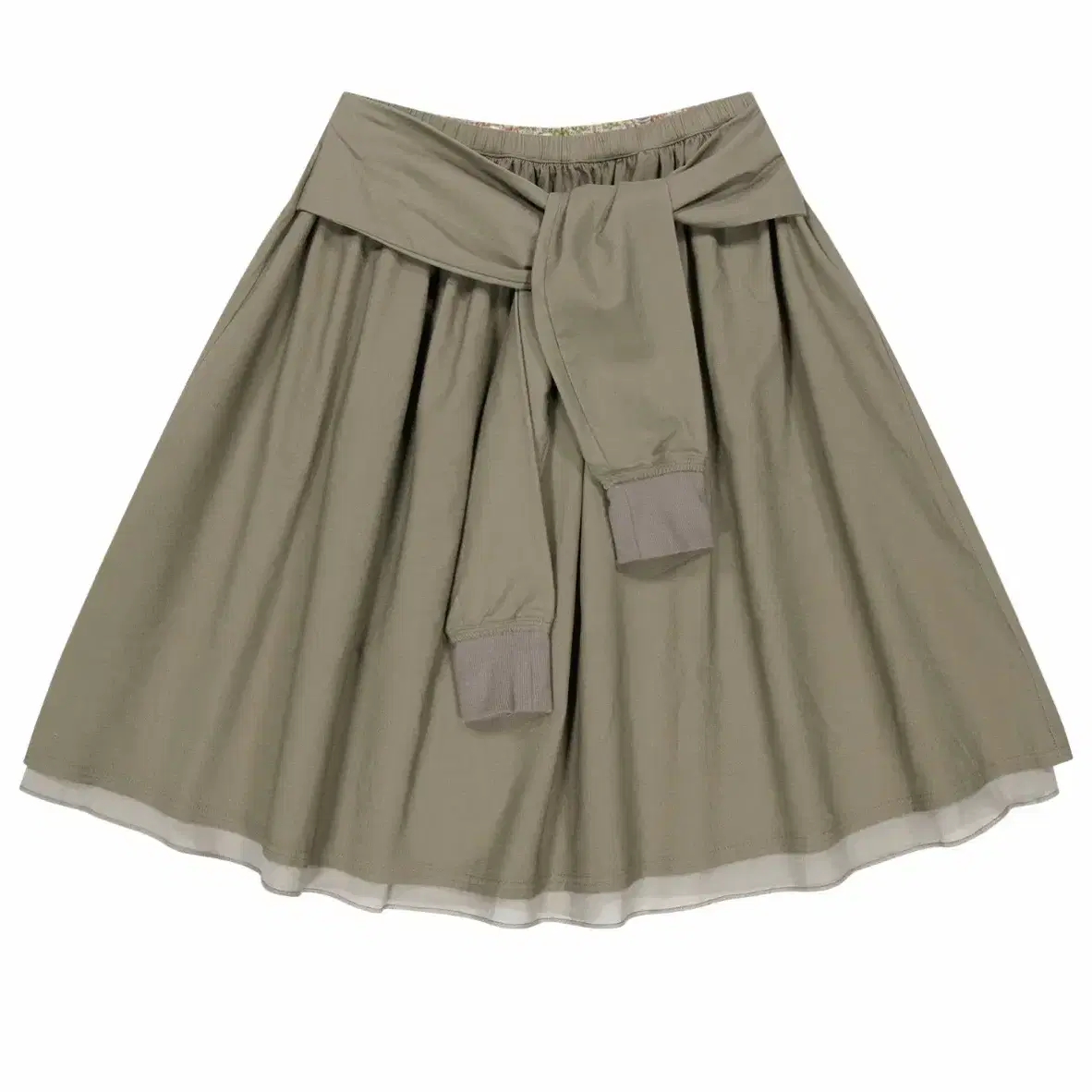 coyseio 코이세이오 Double Shirring Skirt Gray Size 2 | Bunjang Global
