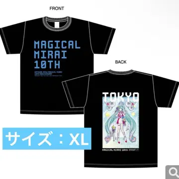 하츠네 미쿠 매지컬 미라이 10th T셔츠 도쿄 XL