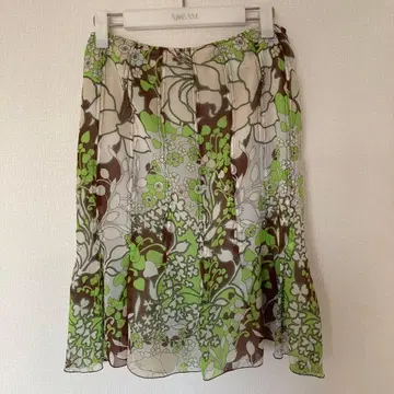 7/31 종료! Moschino 플라워 프린트 플레어 스커트 38