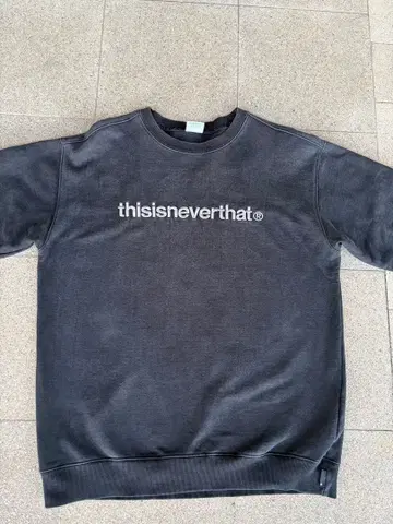 thisisneverthat 블랙 sweat [한국 한정품]