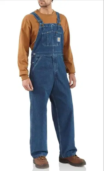 Carhartt 데님 오버롤