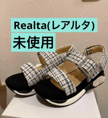 미사용 레알타 샌들 L 통굽