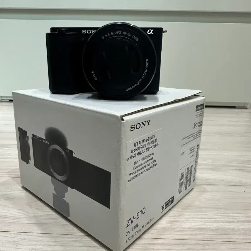 소니 ZV-E10 블랙 16-50mm OSS 렌즈킷
