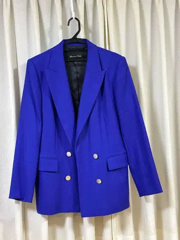 Massimo Dutti 더블 브레스트 테일러드 자켓