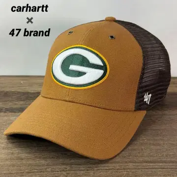 carhartt 47 brand Packers 메쉬 캡 모자