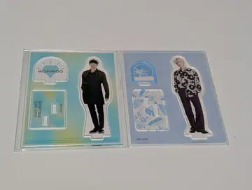 세븐틴 카페 아크릴 스탠드 원우 2개 세트