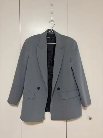 ZARA 더블 브레스트 오버 사이즈 자켓