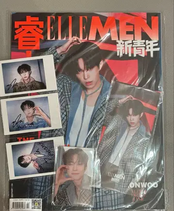ald1 ELLEMEN 고누 중화 잡지 트레이딩 카드 폴라로이드