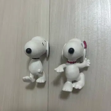 스누피 피규어 2체 세트