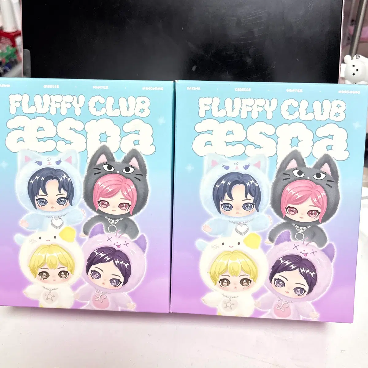 Popmart Aespa doll keyring Winter Secret (keyring + photocard 