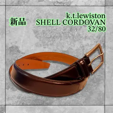 새상품 k.t. lewiston 코도반 벨트 32/80 버건디