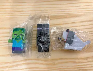 Minecraft 마인크래프트 소프트 비닐 퍼펫 마스코트 세트