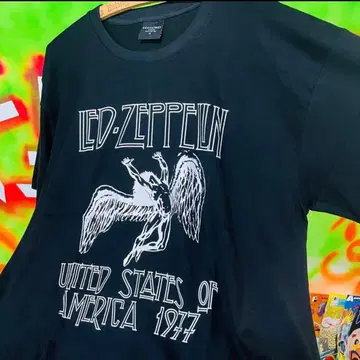 XL 새상품 레드 제플린 블랙 ledzeppelin 티셔츠 밴드티