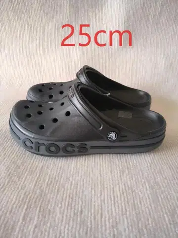 crocs 블랙 클로그 샌들 25cm