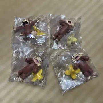 호기심 많은 조지 캡슐 토이 4개 세트