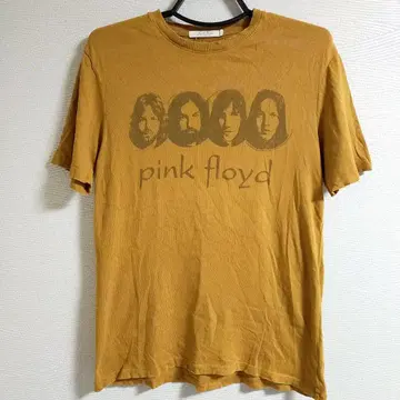 새상품급 핑크 플로이드 pink floyd 티셔츠 황토색 정크푸드