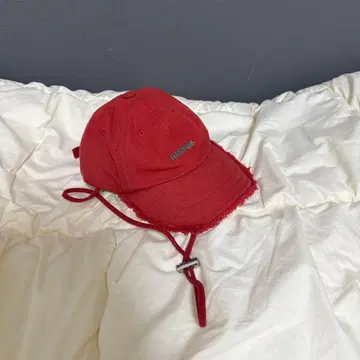 jacquemus 프린지 캡 빨간색 사이즈 58