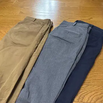 유니클로 치노 팬츠 3종 세트 허리 82cm