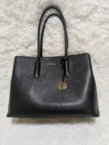 [ 새상품급 ] FURLA 블랙 토트백 블랙