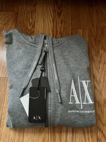 (새상품) Armani Exchange 그레이 후드티 XS 사이즈