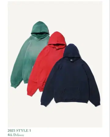 a.presse 빈티지 스웻 후디 RED size:3