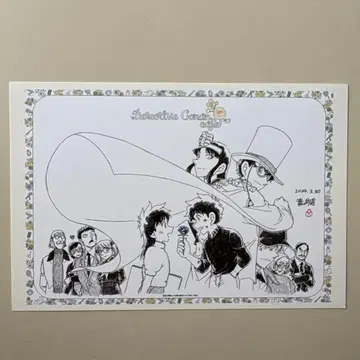 30주년 코난 카페 마법사 키드 괴도 키드 엽서 [ 덤 포함 ]