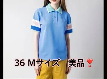 와플 니트 폴로 셔츠 LACOSTE 라코스테 폴로 셔츠 블루 M 사이즈