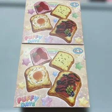 귀여운 스퀴즈! PUFFY DAYS 스위트 토스트 2종