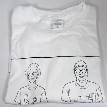 피자 라디오 오이시 카토 화이트 T셔츠 XL