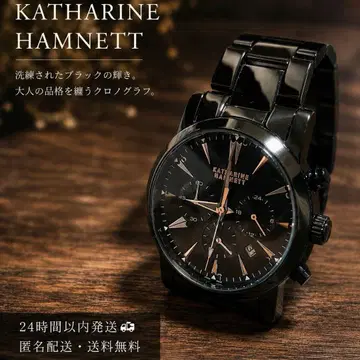 KATHARINE HAMNETT 쿼츠 손목시계 크로노그래프 KH-2387