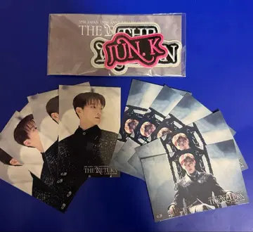 2PM 준케이 복권 스티커, 와펜 세트 THE RETURN