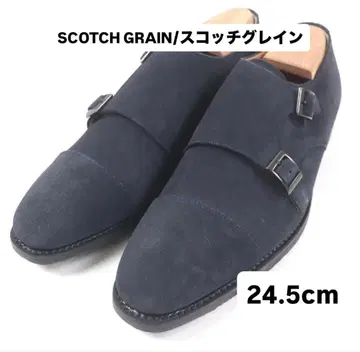 SCOTCH GRAIN 스코치 그레인 더블 몽크 네이비 24.5cm