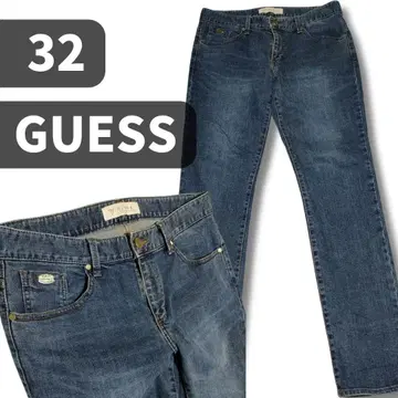 [새상품급] GUESS 게스 데님 팬츠 청바지 32 인디고