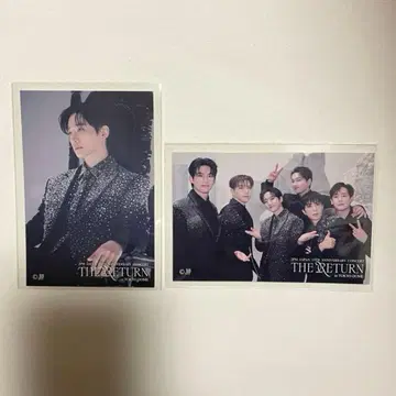 2PM THE RETURN 준호 FC 복권 스티커 전원