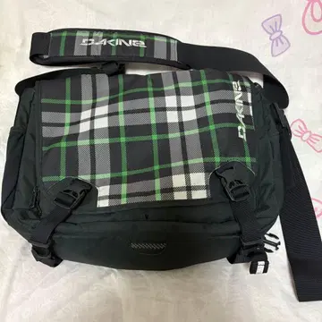 00s DAKINE 체크 메신저 백 원 숄더 Y2K