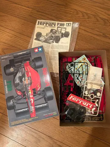 타미야 1/20 페라리 F189 전반기형 페라리 미조립 당시물