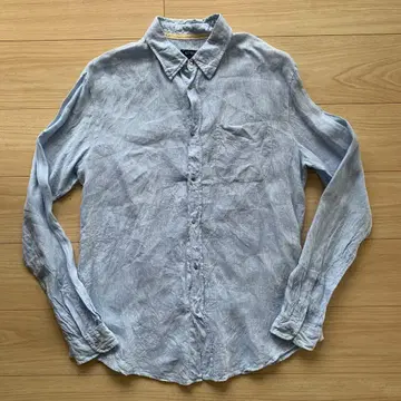 [ XL ] ARMANI JEANS 린넨 셔츠 긴팔 셔츠 아르마니